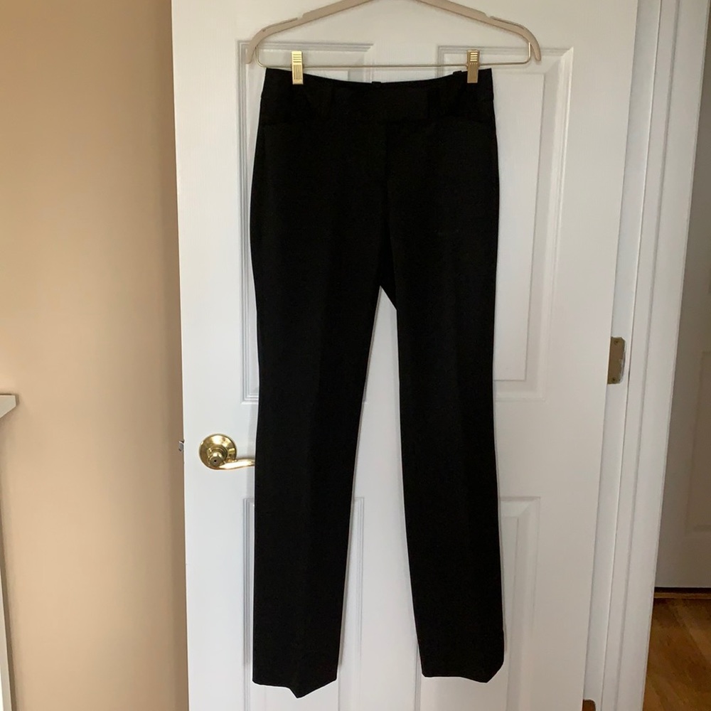 White House Black Market Black Boot Cut Pants